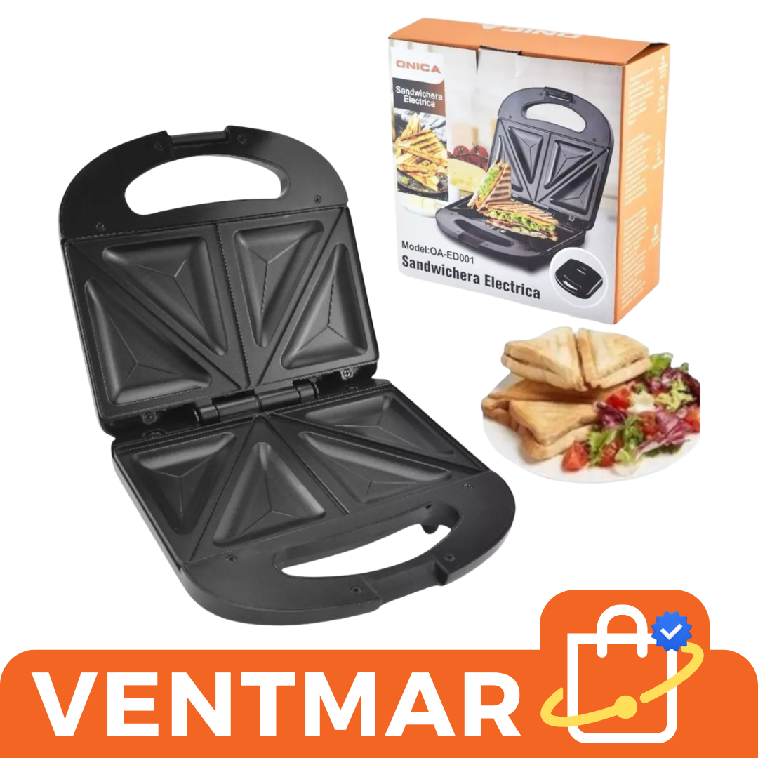 Sandwichera Eléctrica Doble Luz