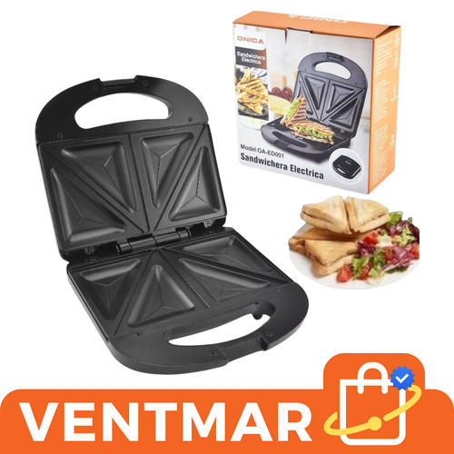 Sandwichera Eléctrica Doble Luz
