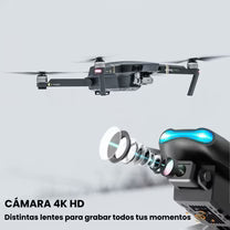 Dron PRO 4K WIFI + Control de Alta Definición - (ESTUCHE DE REGALO)
