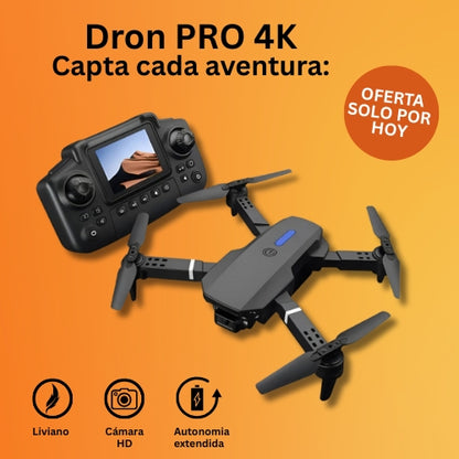 Dron PRO 4K WIFI + Control de Alta Definición - (ESTUCHE DE REGALO)