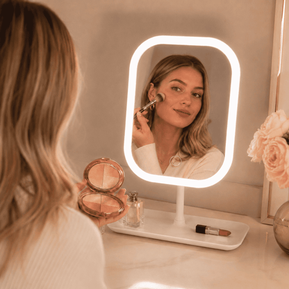 Espejo LED de Maquillaje con Paleta Glow de Regalo | Velenz