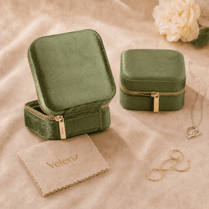 Joyero Premium de Viaje para Mujer + Paño Limpiador de Regalo