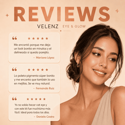 Kit de Maquillaje con Delineador y Paleta para Ojos