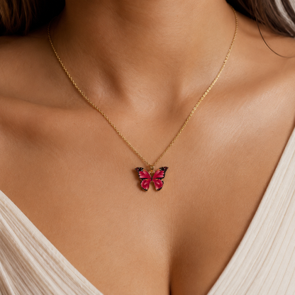 Joyero Premium de Viaje para Mujer con Espejo + 3 Collares con Baño de Oro de Regalo
