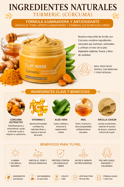Mascarilla Facial Detox de Arcilla 