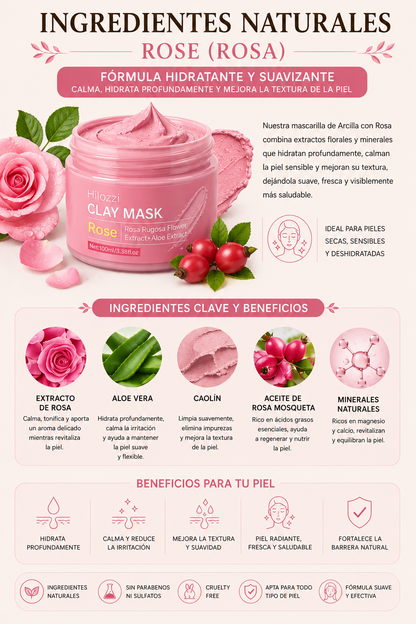 Mascarilla Facial Detox de Arcilla 