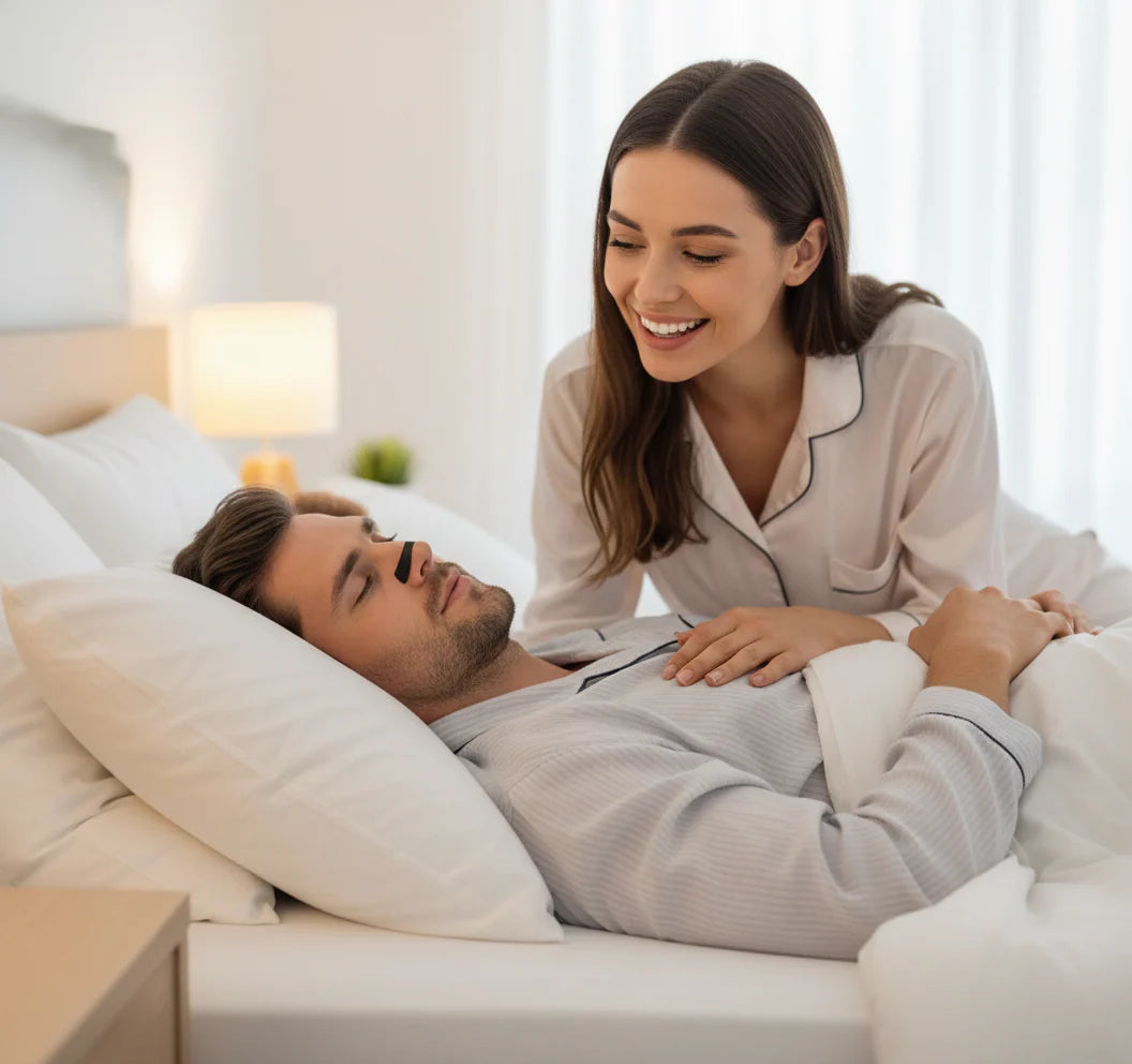 SET DE TIRAS NASALES MAGNÉTICAS ANTIRRONQUIDOS Y DEPORTIVAS