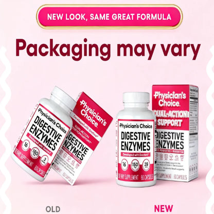 Gwynne Enzimas Digestivas + Probióticos Orgánicos – Apoyo Natural para la Digestión – Frasco con 60 Cápsulas