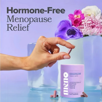 Suplemento vitamínico para la menopausia sin hormonas, con Cimicifuga racemosa, que ayuda a aliviar los sofocos