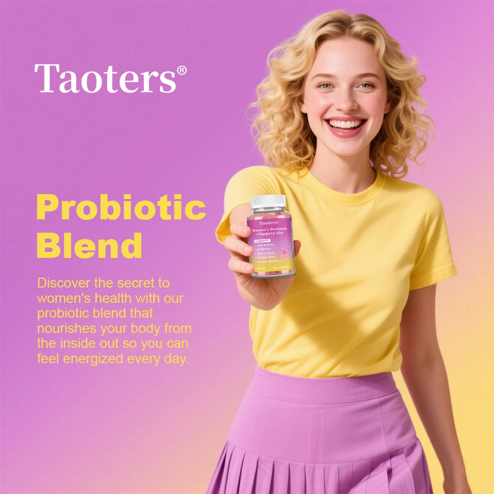Gominolas probióticas para mujeres, favorecen la salud femenina: equilibran el pH, controlan los olores y favorecen la salud inmunológica intestinal - 60 gominolas