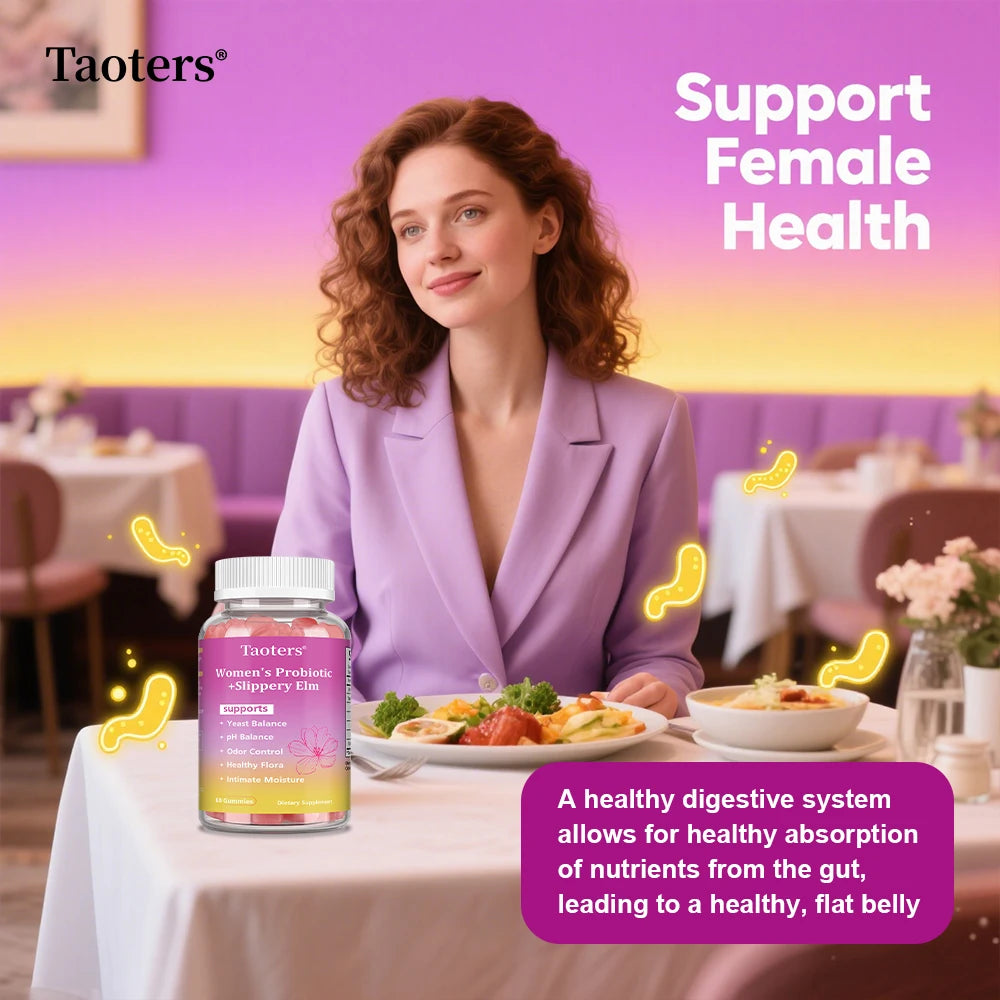 Gominolas probióticas para mujeres, favorecen la salud femenina: equilibran el pH, controlan los olores y favorecen la salud inmunológica intestinal - 60 gominolas