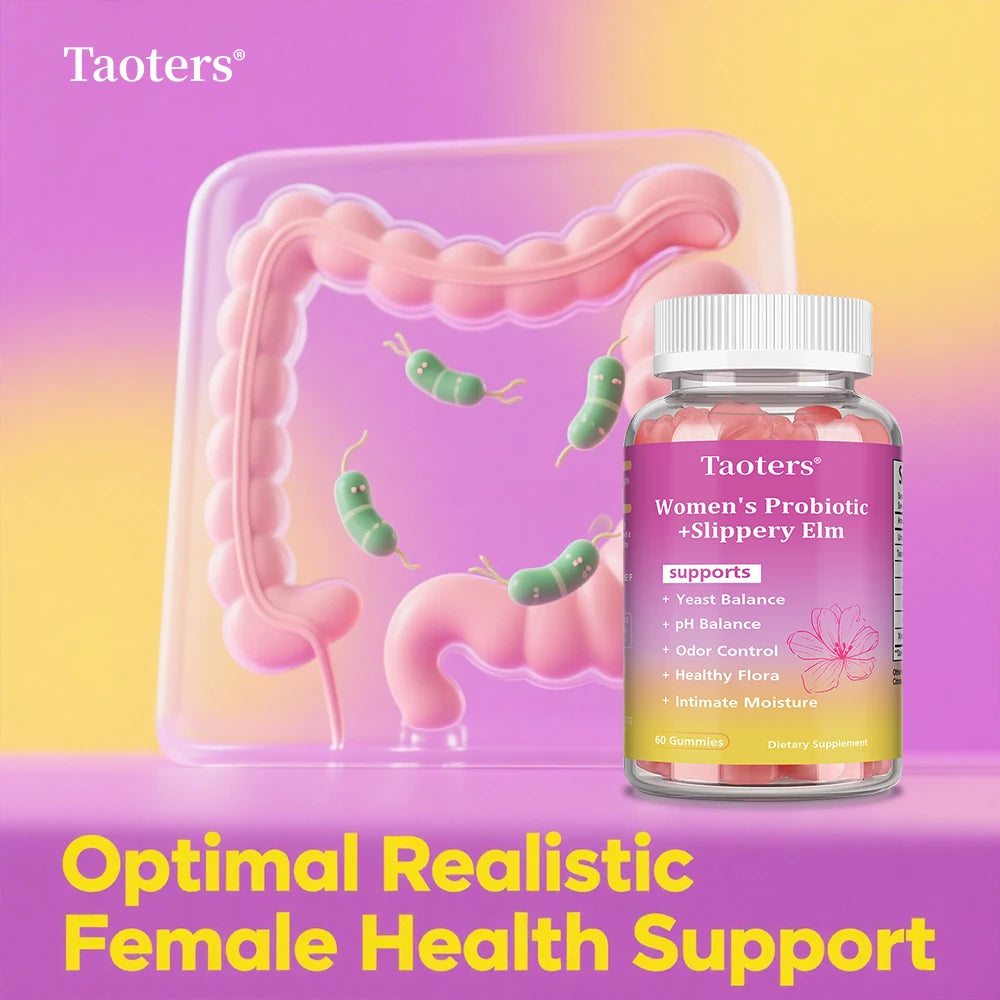 Gominolas probióticas para mujeres, favorecen la salud femenina: equilibran el pH, controlan los olores y favorecen la salud inmunológica intestinal - 60 gominolas
