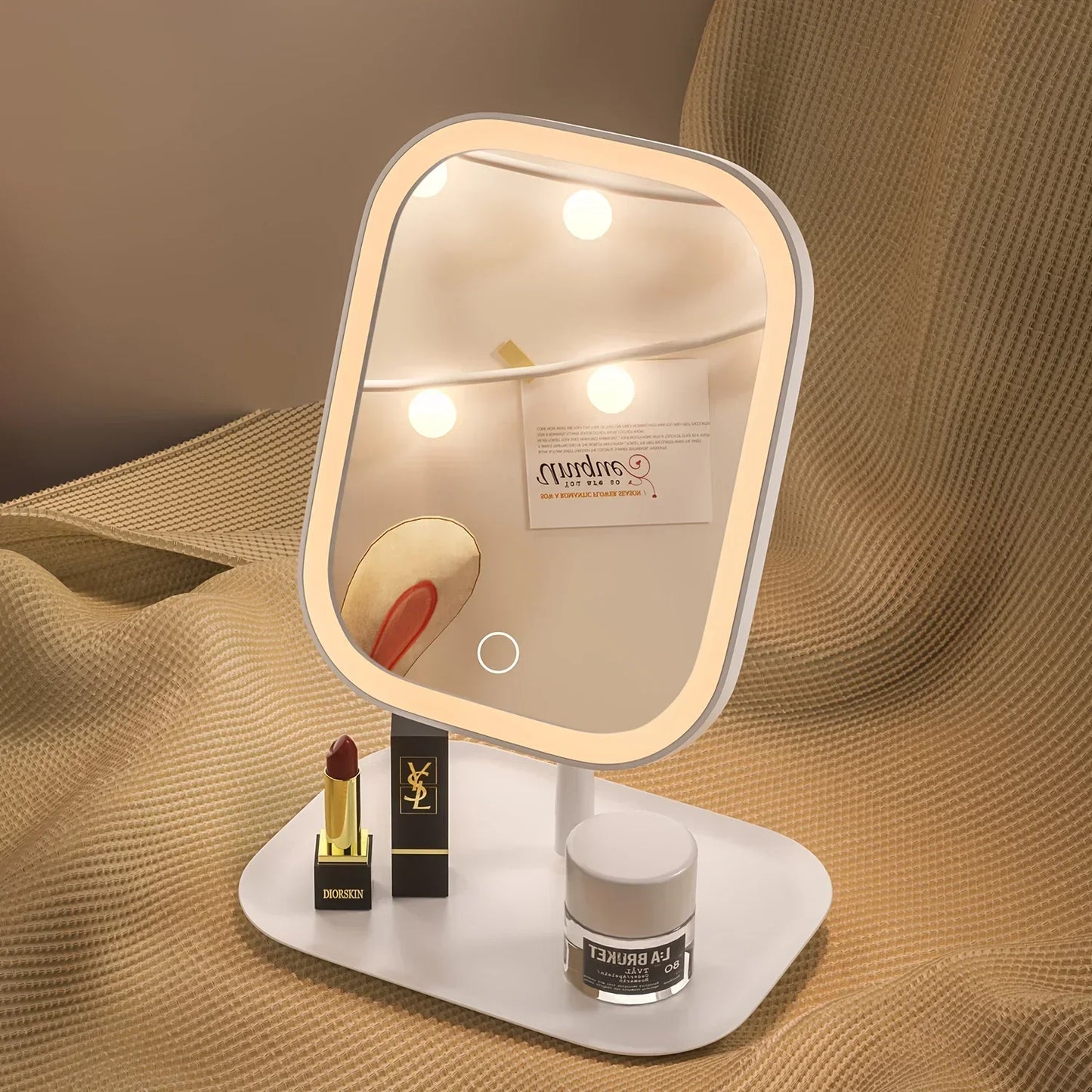 Espejo LED de Maquillaje con Paleta Glow de Regalo | Velenz