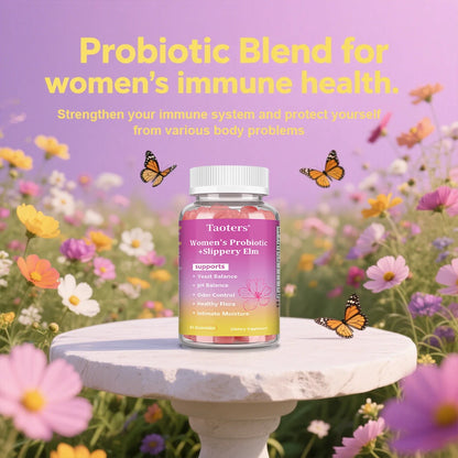 Gominolas probióticas para mujeres, favorecen la salud femenina: equilibran el pH, controlan los olores y favorecen la salud inmunológica intestinal - 60 gominolas