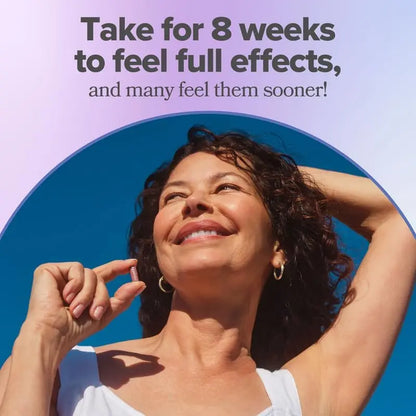 Suplemento vitamínico para la menopausia sin hormonas, con Cimicifuga racemosa, que ayuda a aliviar los sofocos
