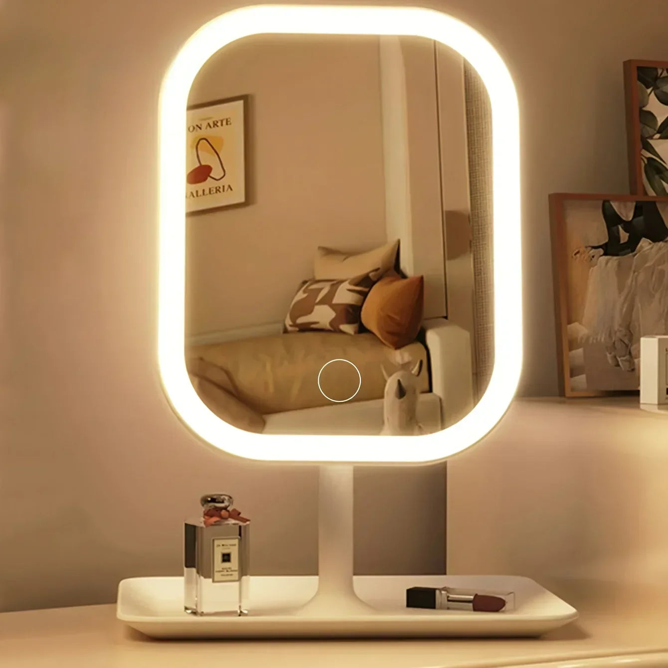 Espejo LED de Maquillaje con Paleta Glow de Regalo | Velenz
