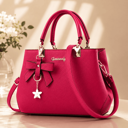 Bolsa Femenina de Cuero Genuino Impermeable - Diseño Premium con Correa Ajustable